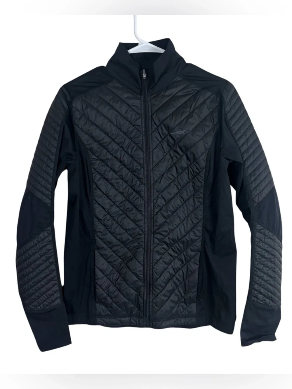 Altra Jacket Women’s Size M Zoned Heat ZeroLite Black Quilted Running Jacket